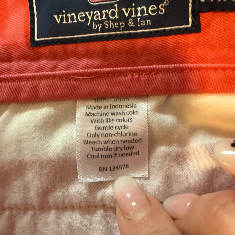 Vineyard Vines Coral Pants 34 x 32 - Picture 5 of 6